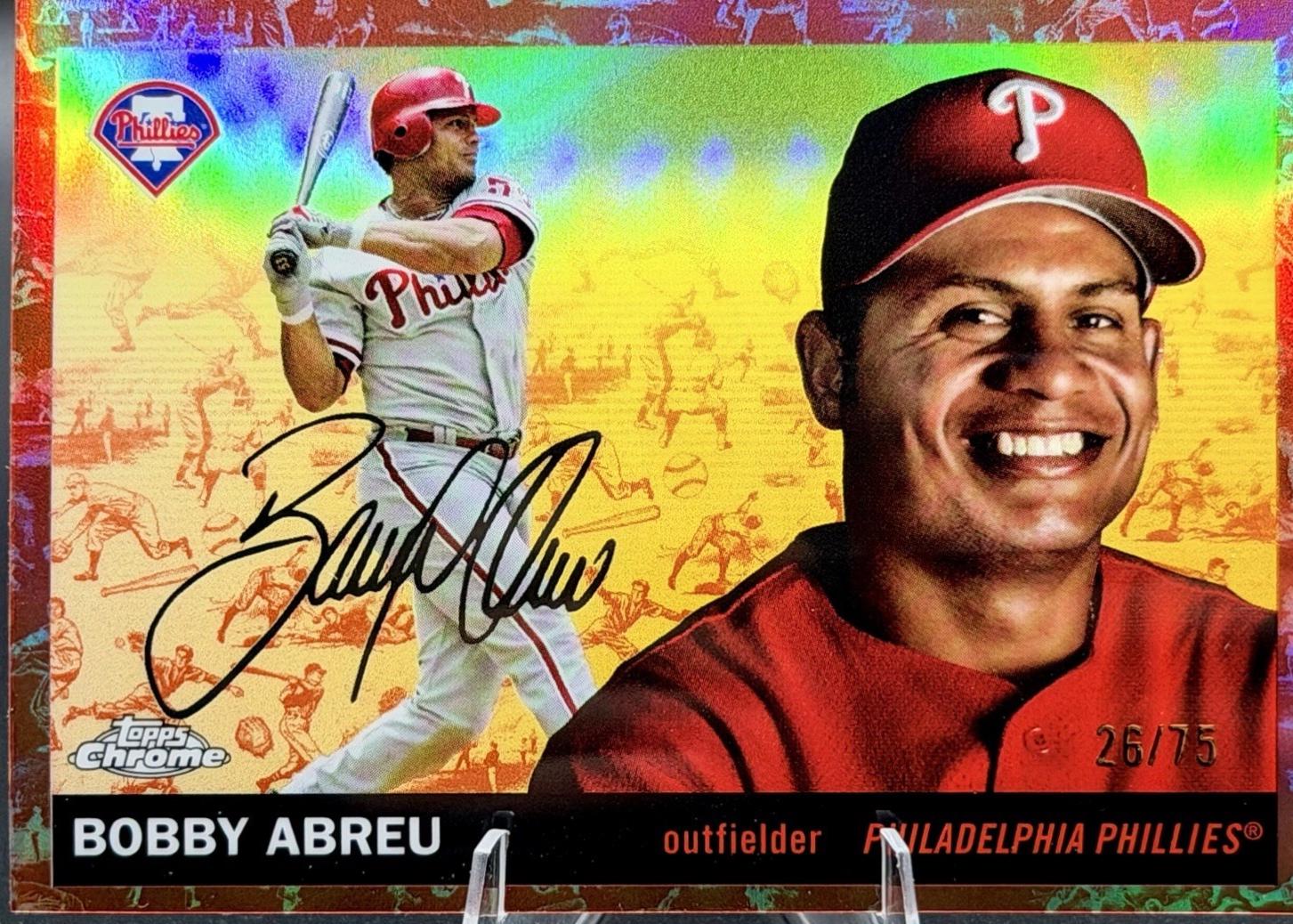 Bobby Abreu [Toile Cream Rose Gold Refractor] #412