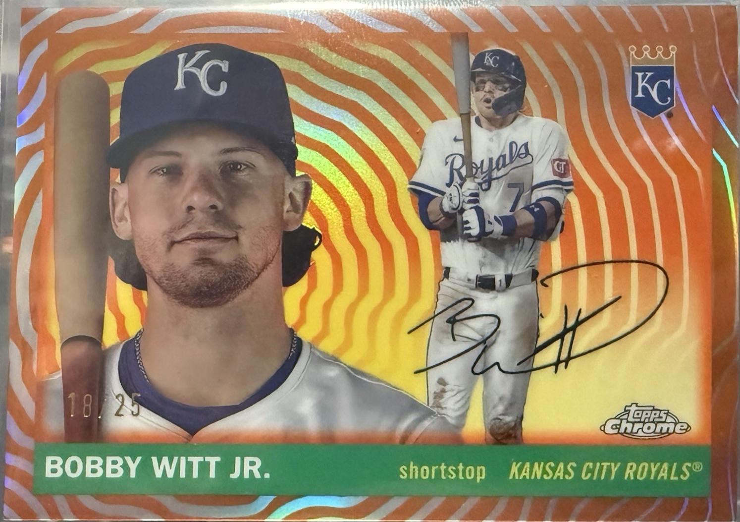 Bobby Witt Jr. [Orange Vibrations Refractor] #41
