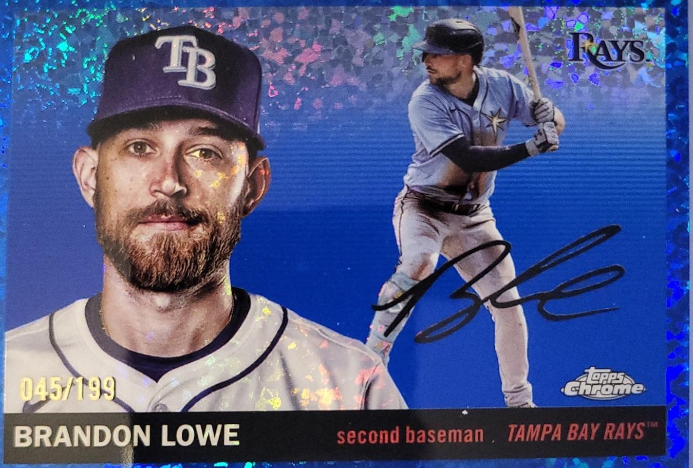 Brandon Lowe [Blue Mini-Diamond Refractor] #194