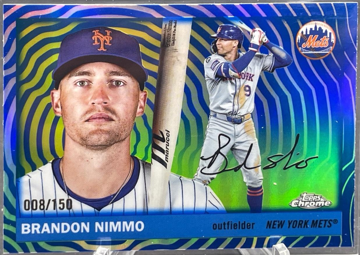 Brandon Nimmo [Blue Vibrations Refractor] #58