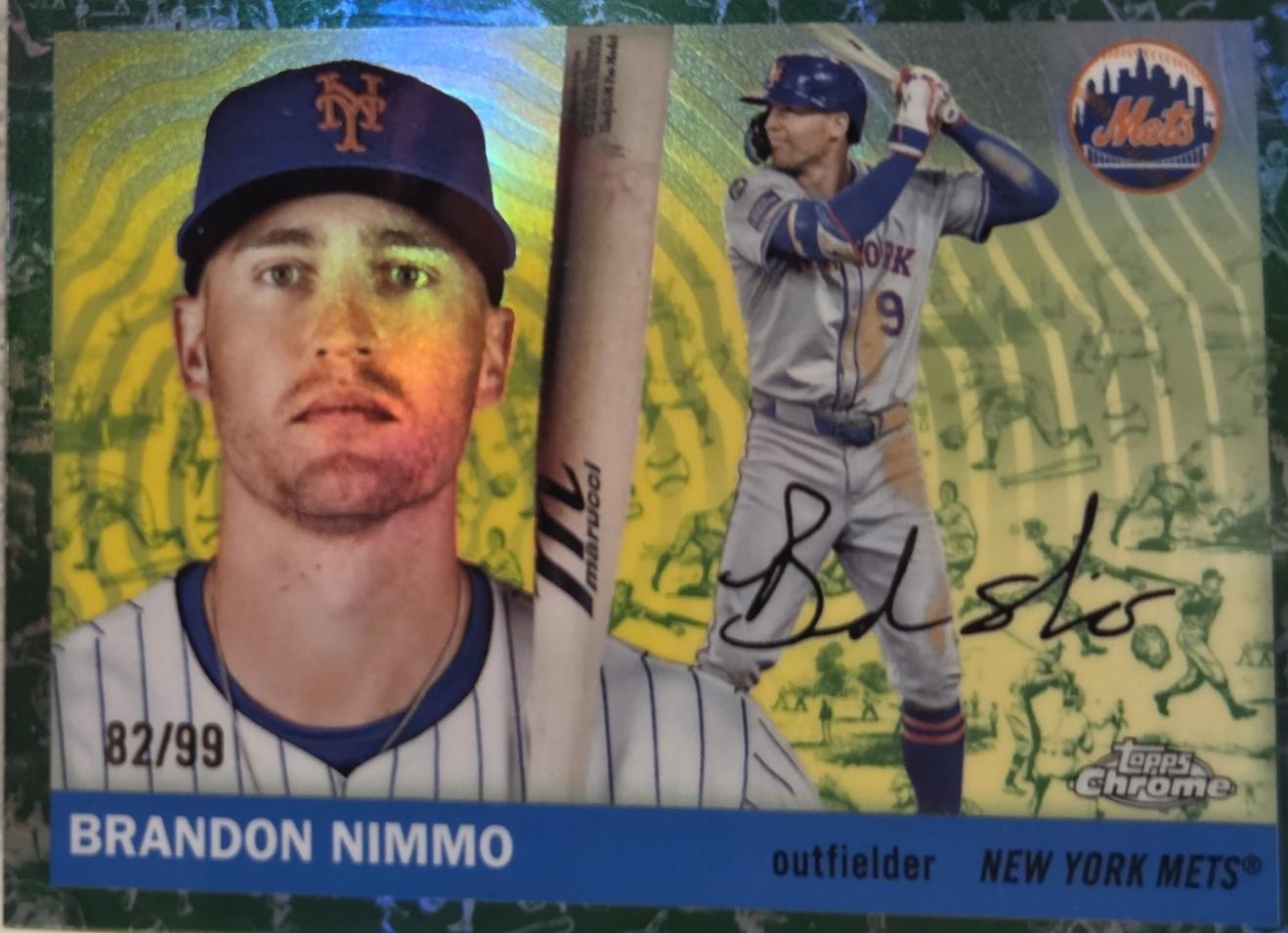 Brandon Nimmo [Toile White Green Refractor] #58