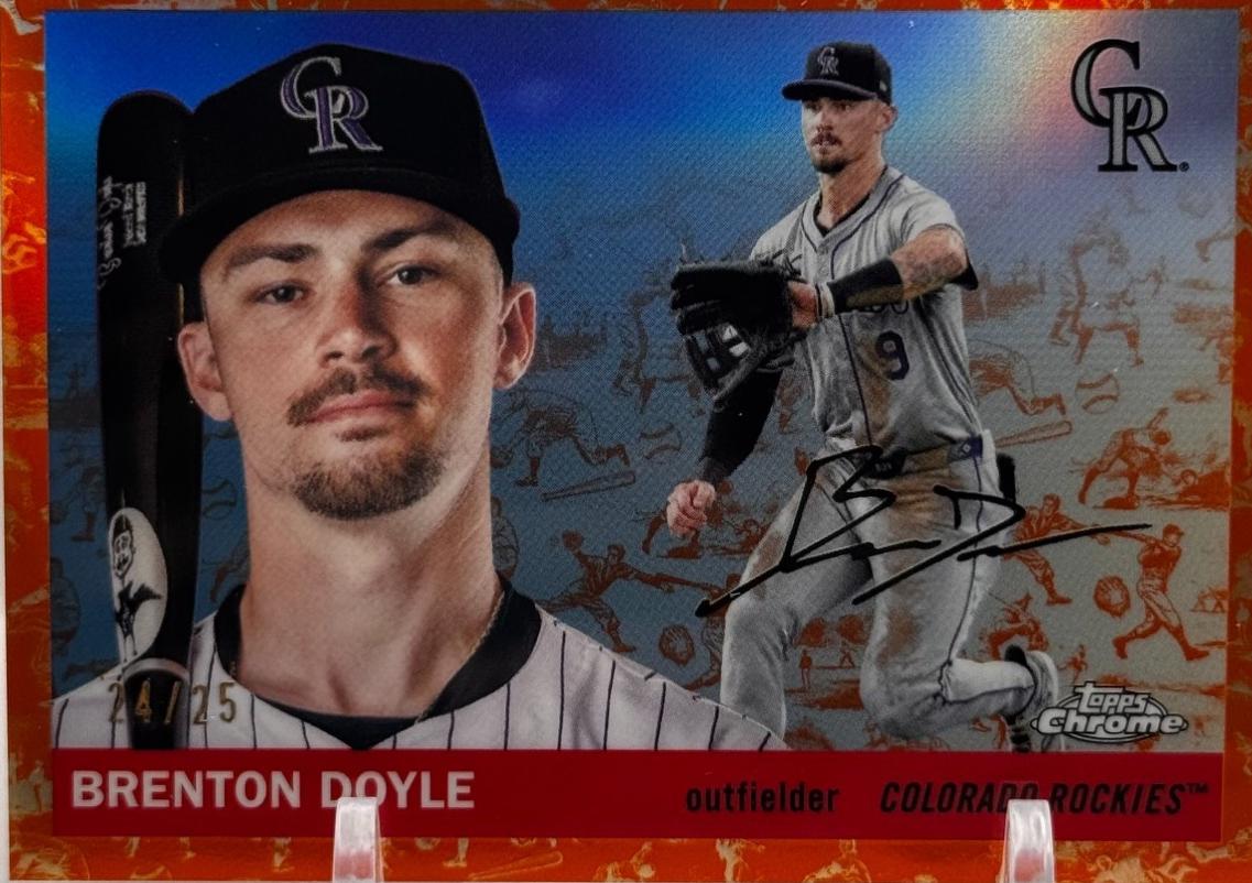 Brenton Doyle [Toile White Orange Refractor] #52
