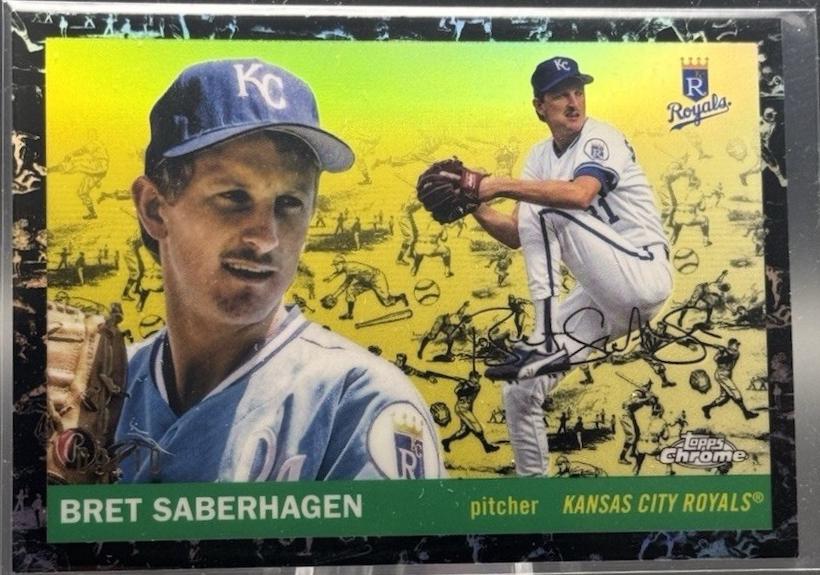 Bret Saberhagen [Black Refractor] #473