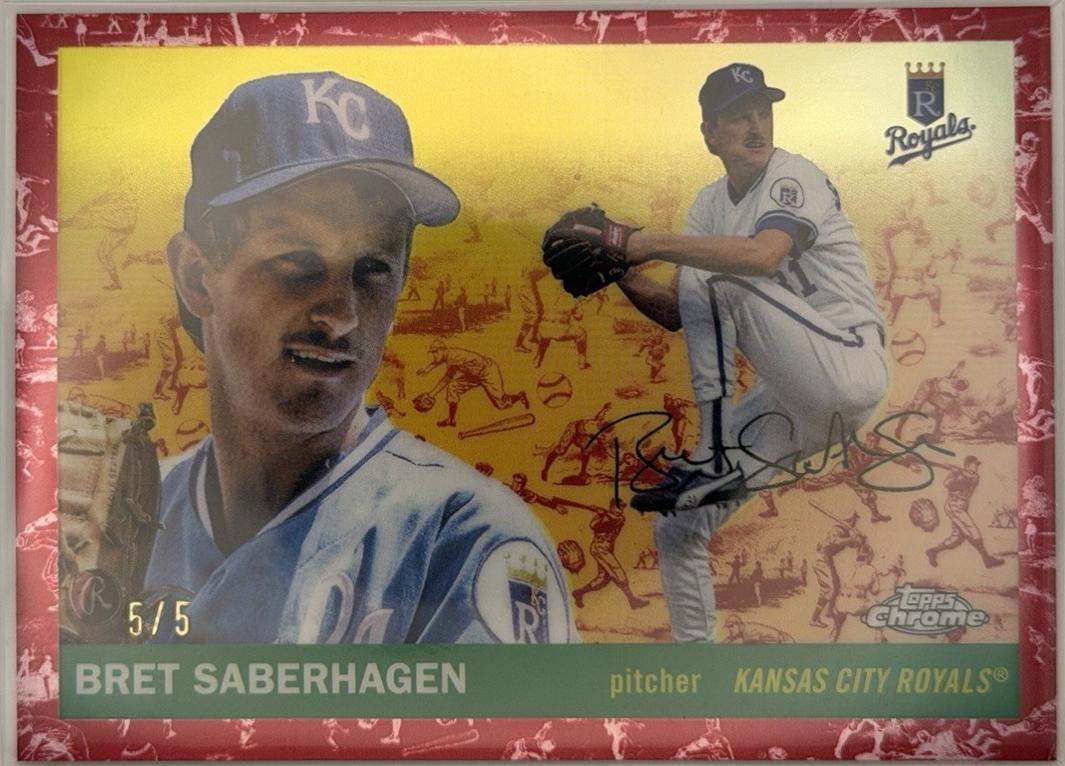 Bret Saberhagen [Toile Cream Red Refractor] #473