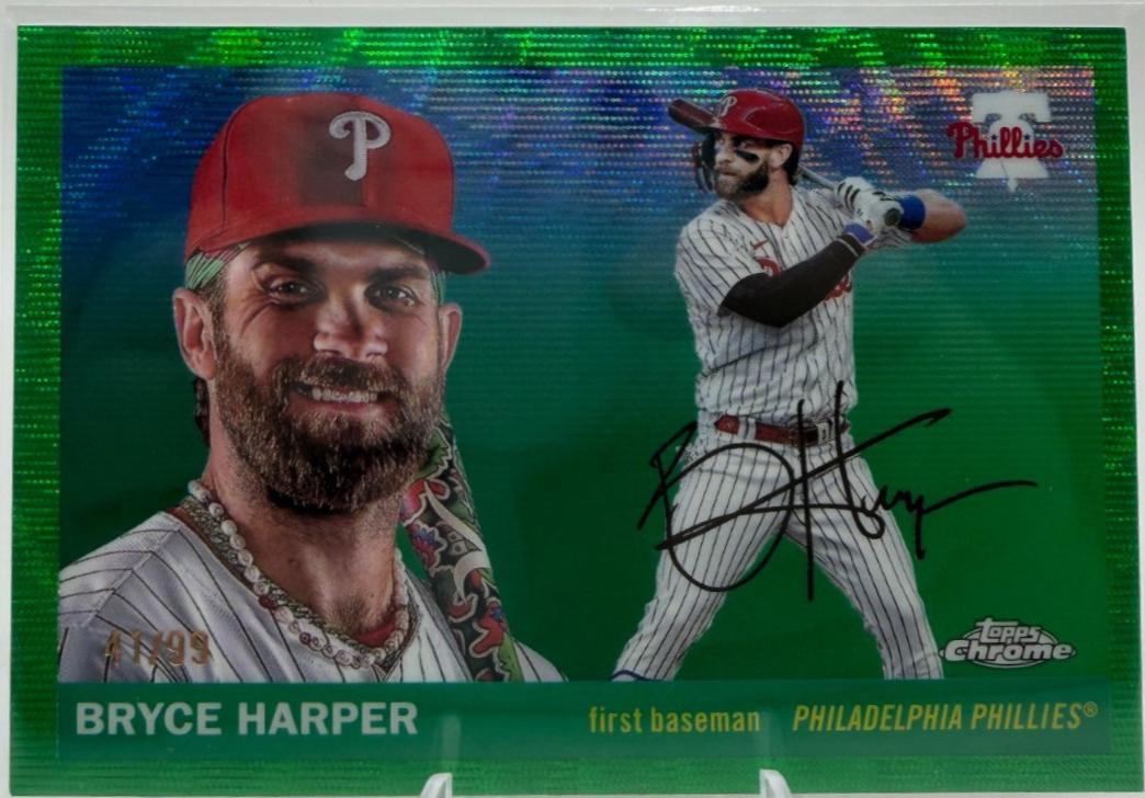 Bryce Harper [Green Wave Refractor] #135