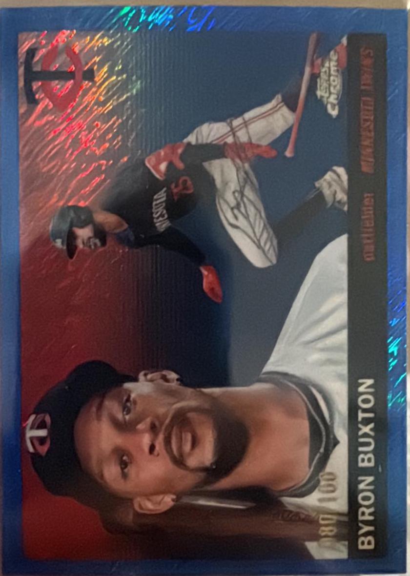 Byron Buxton [Blue Shimmer Refractor] #43