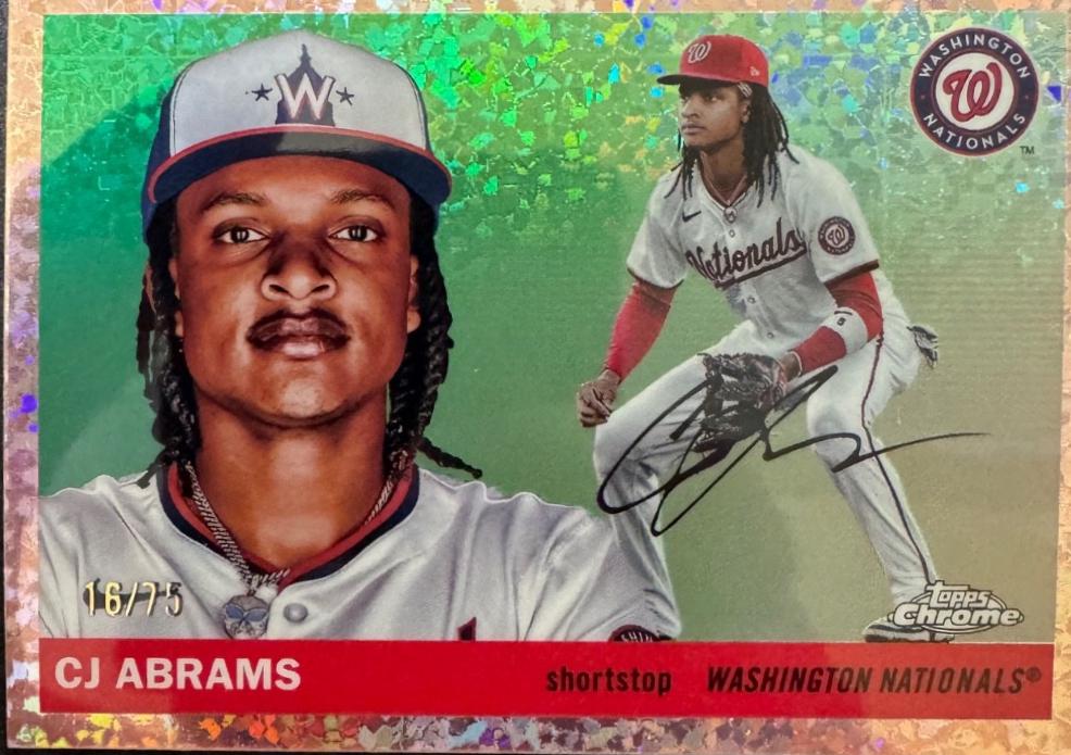 CJ Abrams [Rose Gold Mini-Diamond Refractor] #101