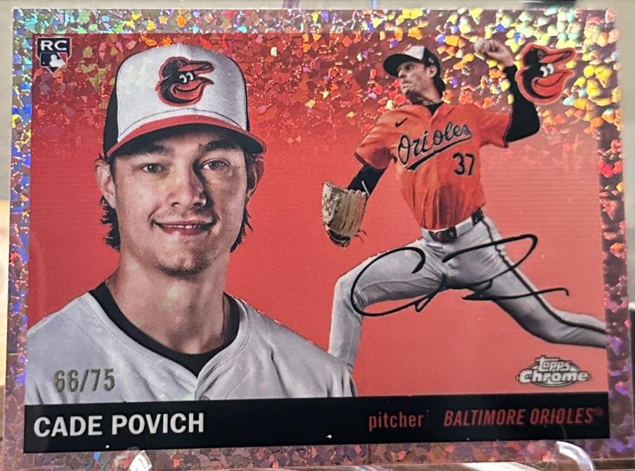 Cade Povich [Rose Gold Mini-Diamond Refractor] #319
