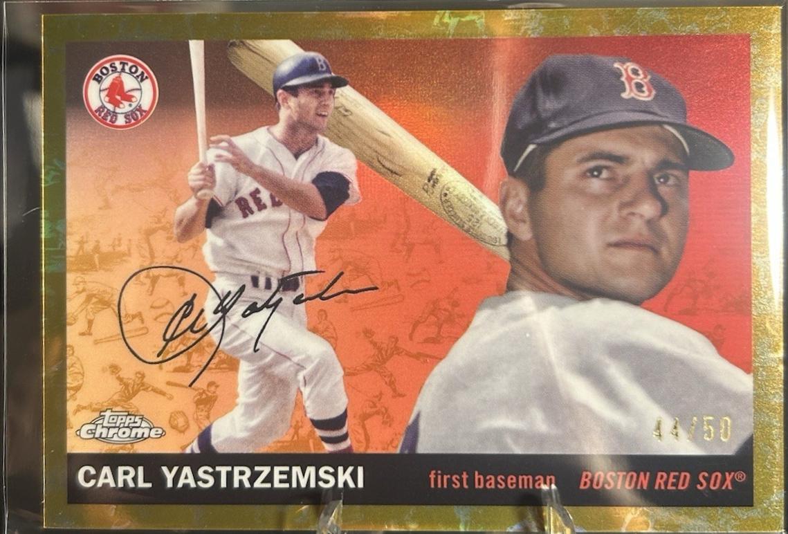 Carl Yastrzemski [Toile Cream Gold Refractor] #368