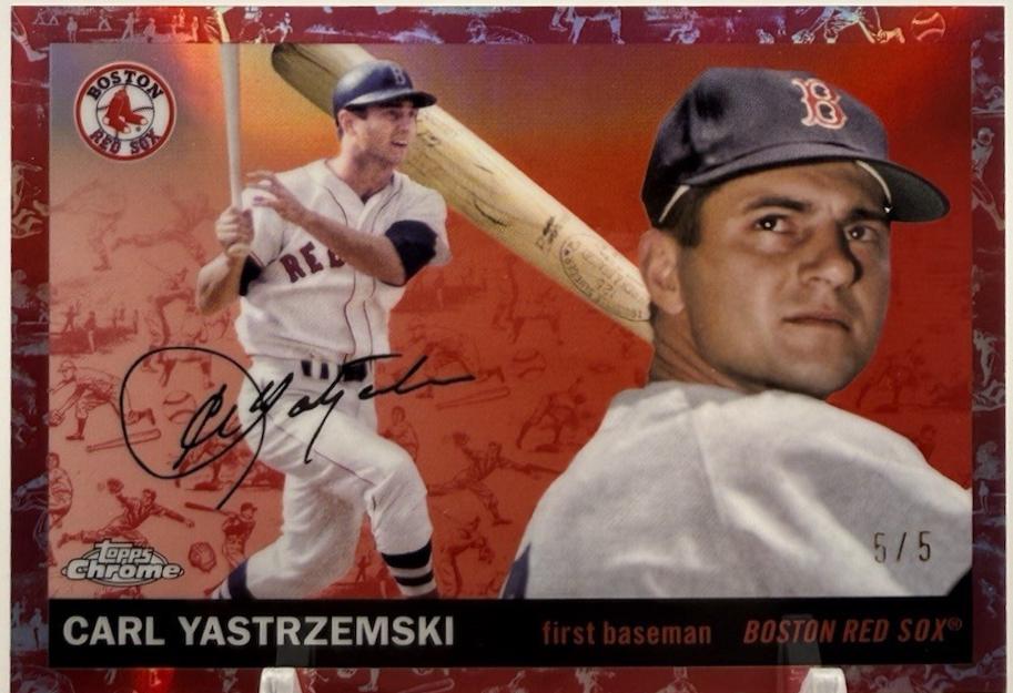Carl Yastrzemski [Toile Cream Red Refractor] #368