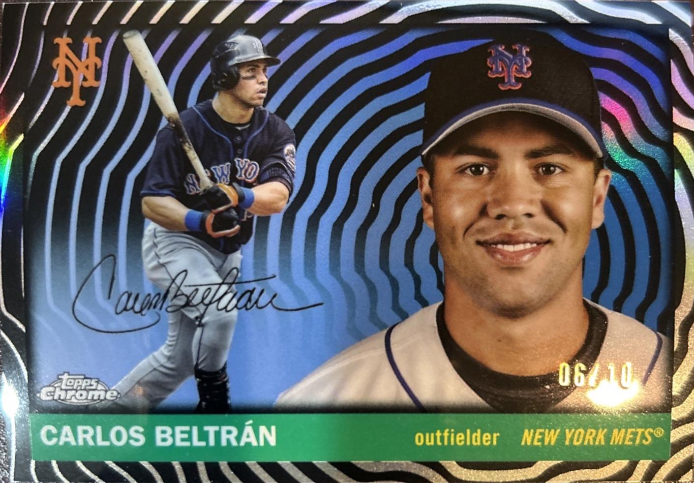 Carlos Beltran [Black Vibrations Refractor] #493