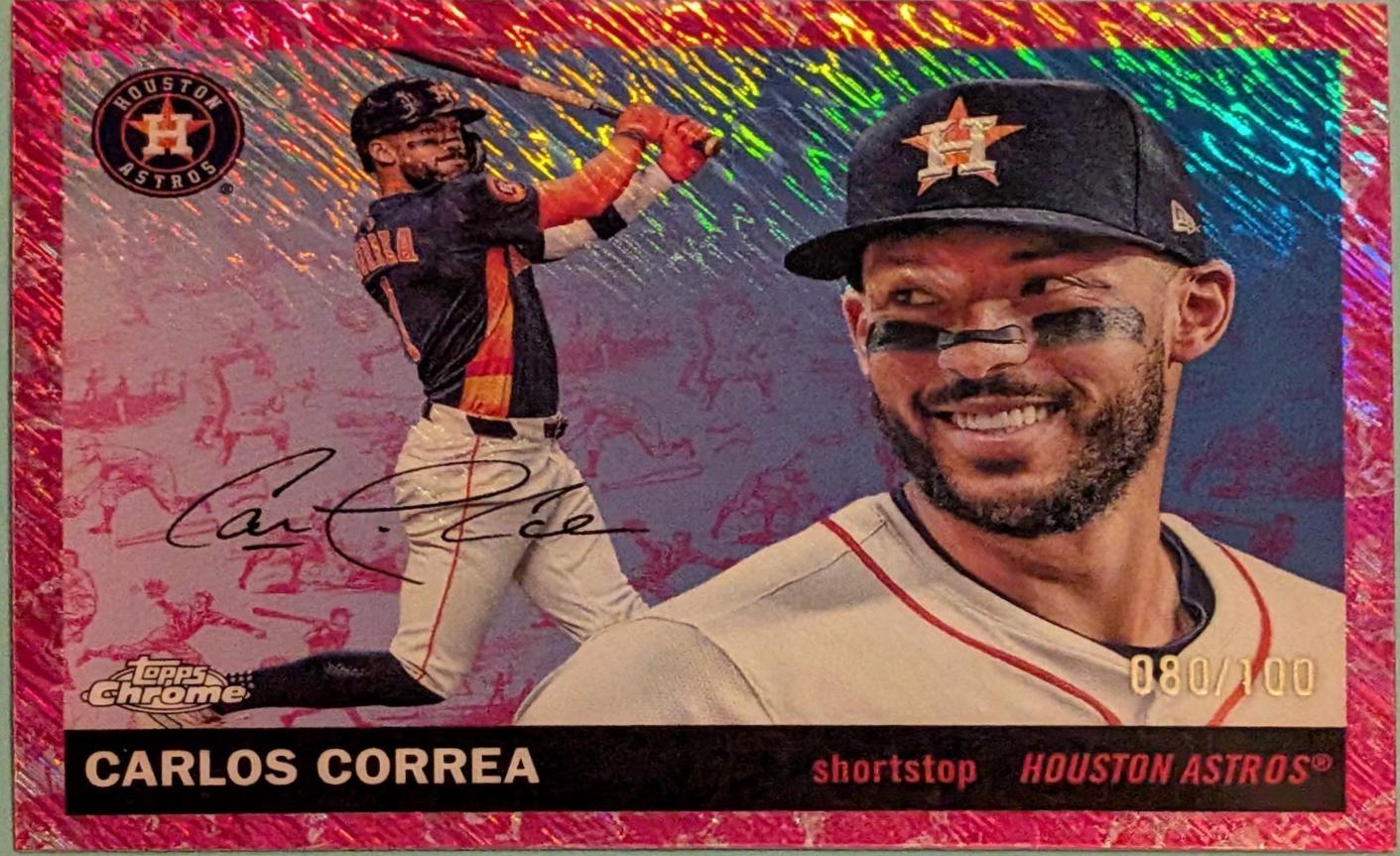Carlos Correa [Toile Cream Fuchsia Shimmer] #61