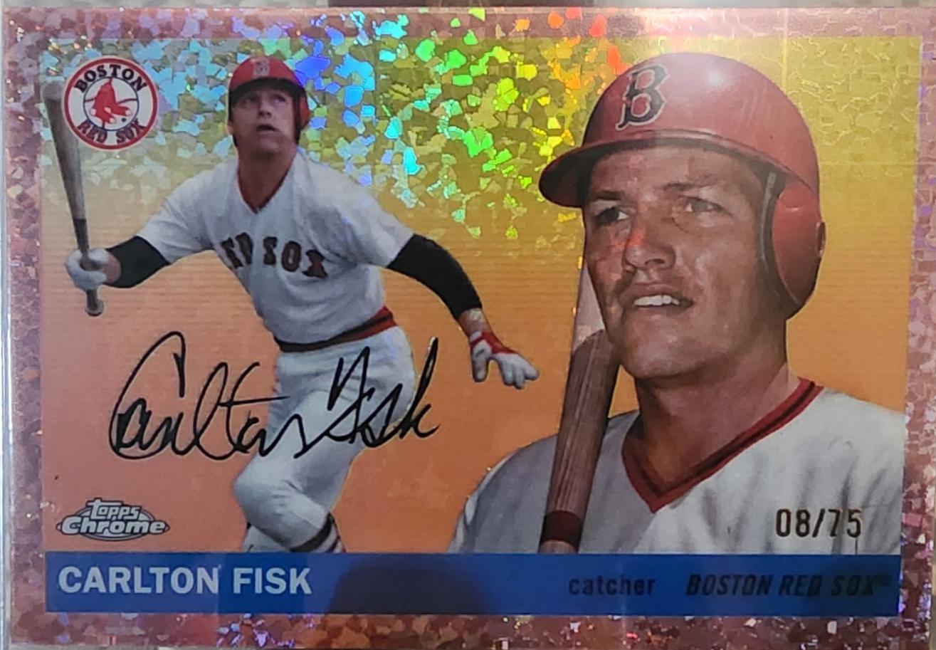 Carlton Fisk [Rose Gold Mini-Diamond Refractor] #357