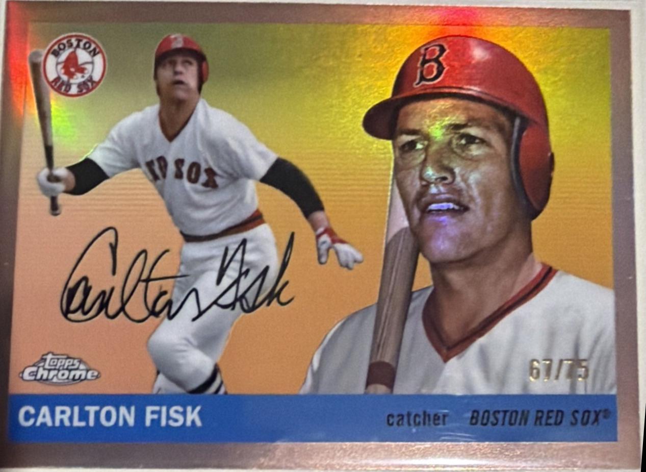 Carlton Fisk [Rose Gold Refractor] #357