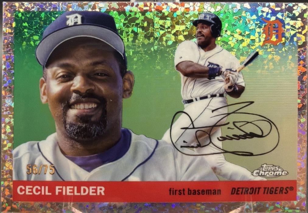 Cecil Fielder [Rose Gold Mini-Diamond Refractor] #440