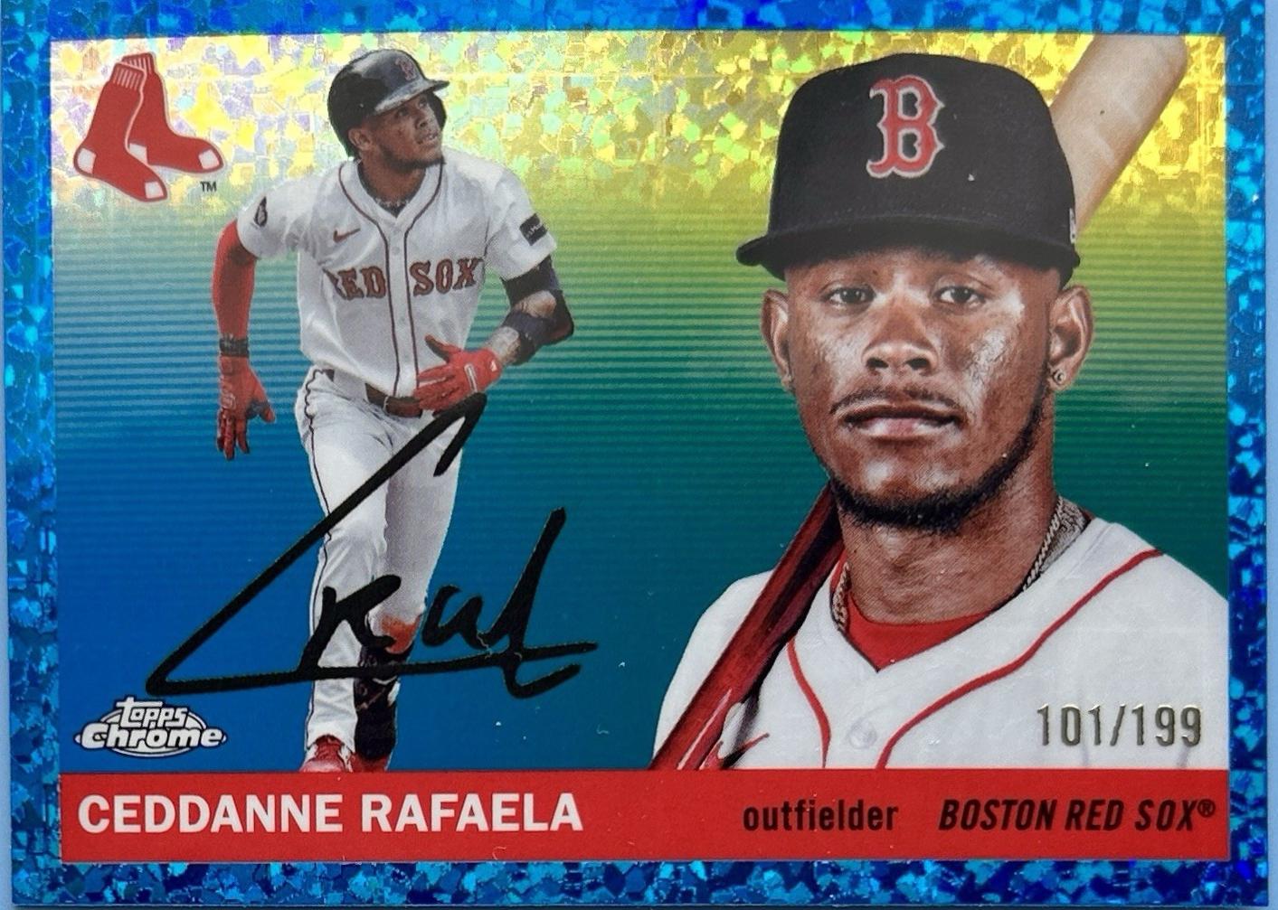 Ceddanne Rafaela [Blue Mini-Diamond Refractor] #48