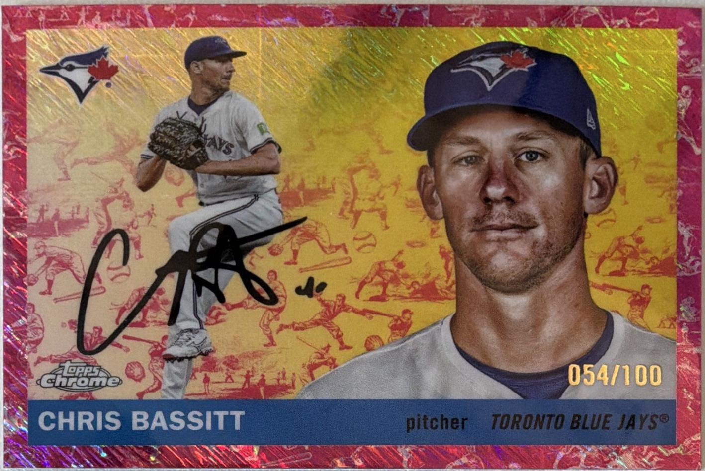 Chris Bassitt [Toile Cream Fuchsia Shimmer] #195