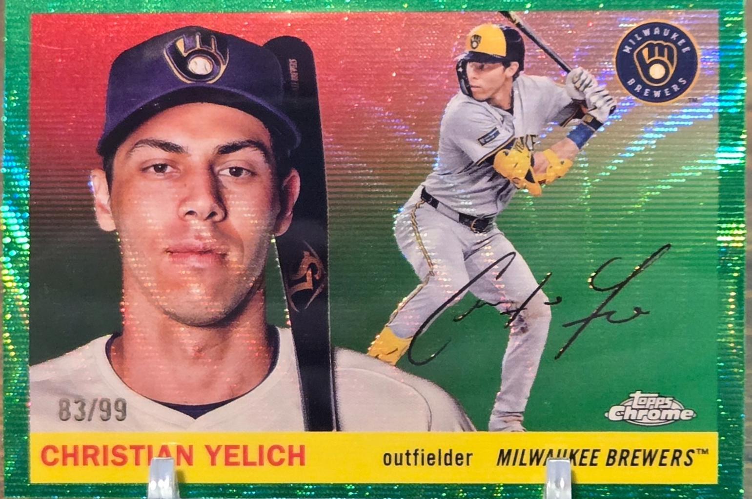 Christian Yelich [Green Wave Refractor] #19
