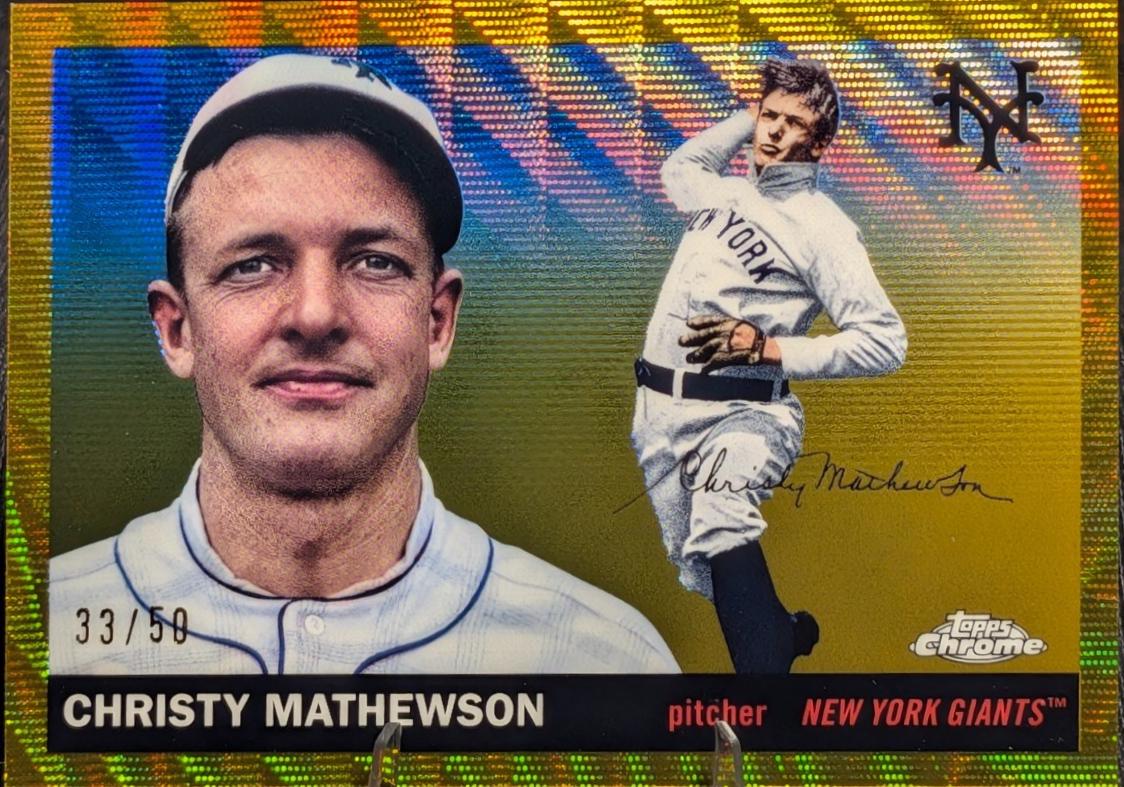 Christy Mathewson [Gold Wave] #498