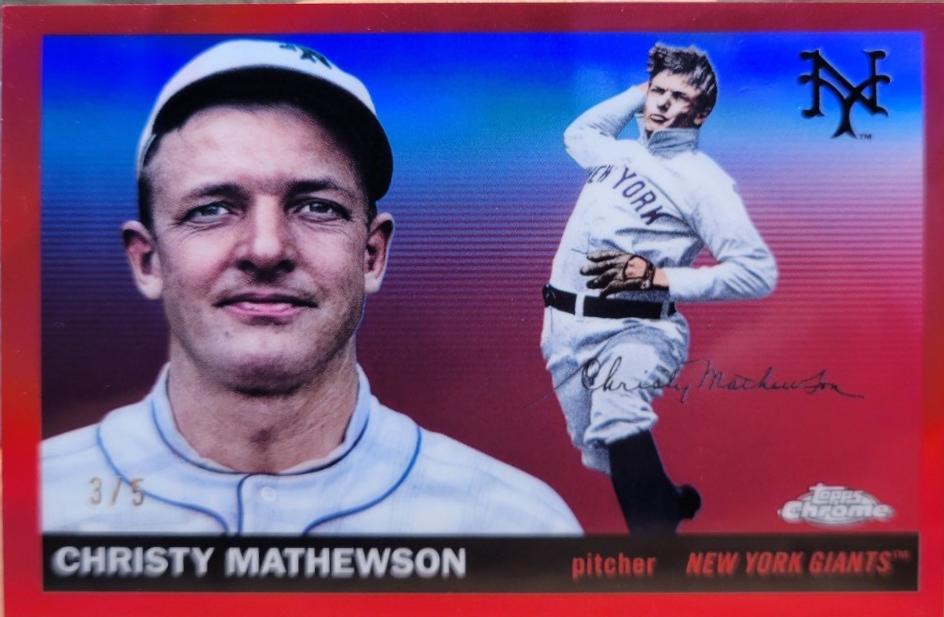 Christy Mathewson [Red Refractor] #498