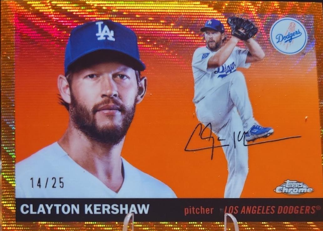 Clayton Kershaw [Orange Wave] #27