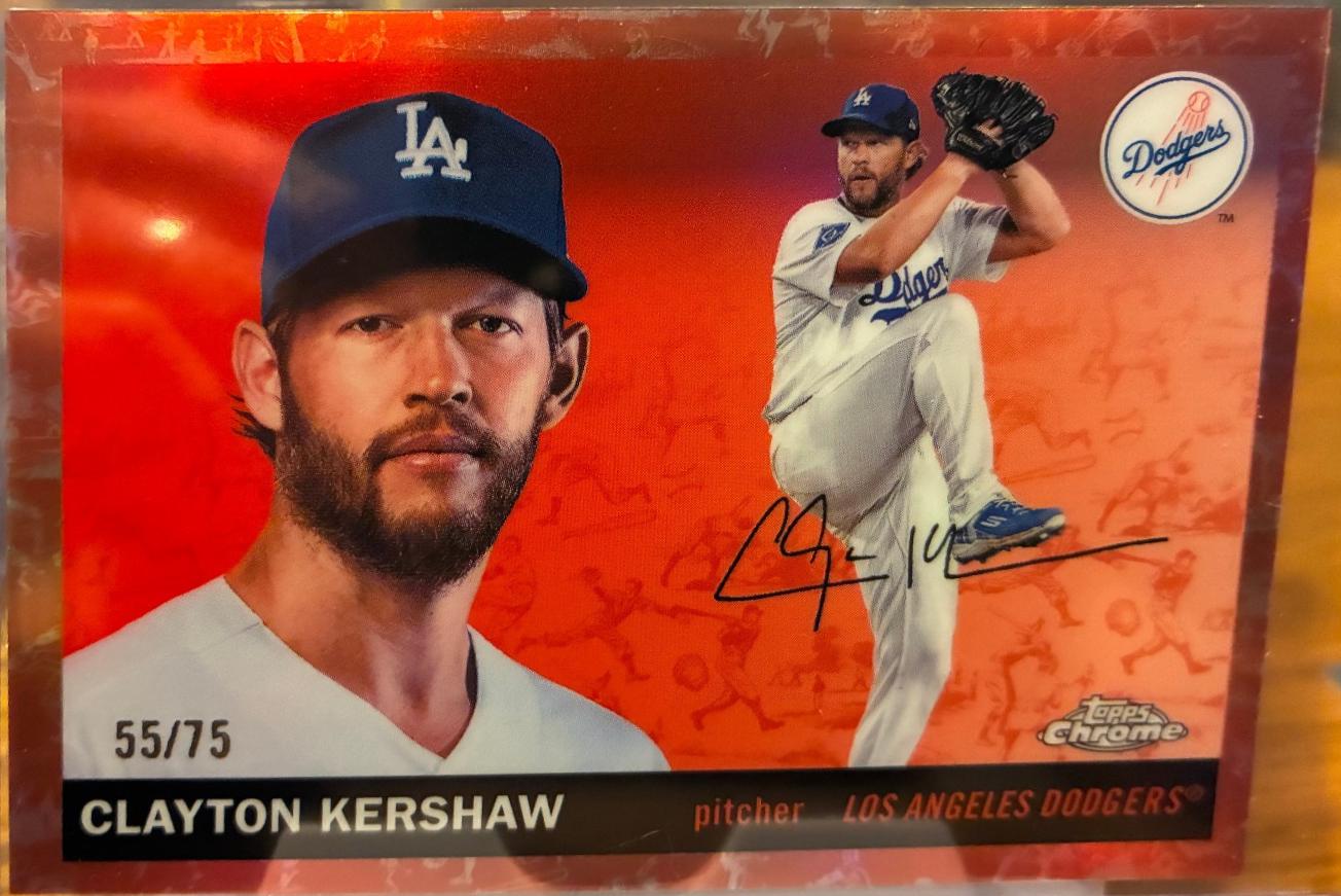 Clayton Kershaw [Toile Cream Rose Gold Refractor] #27