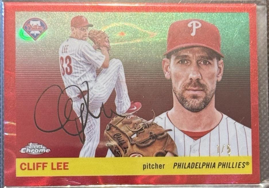 Cliff Lee [Red Lava] #324