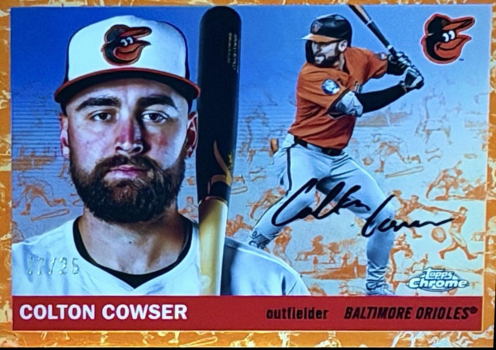 Colton Cowser [Toile White Orange Refractor] #10