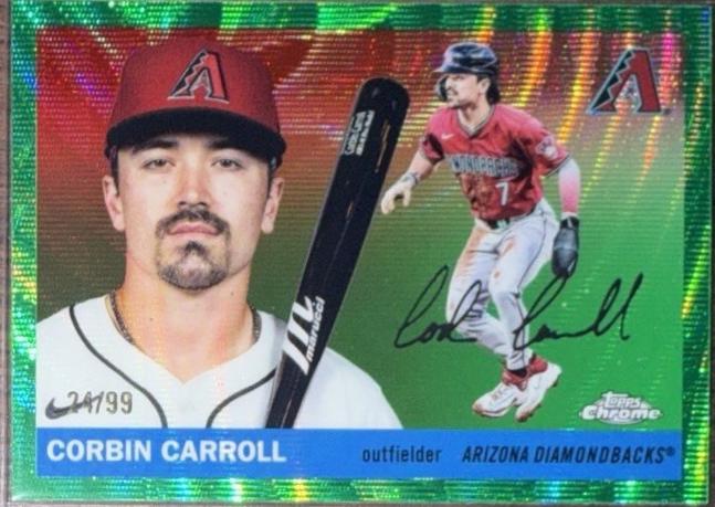 Corbin Carroll [Green Wave Refractor] #70