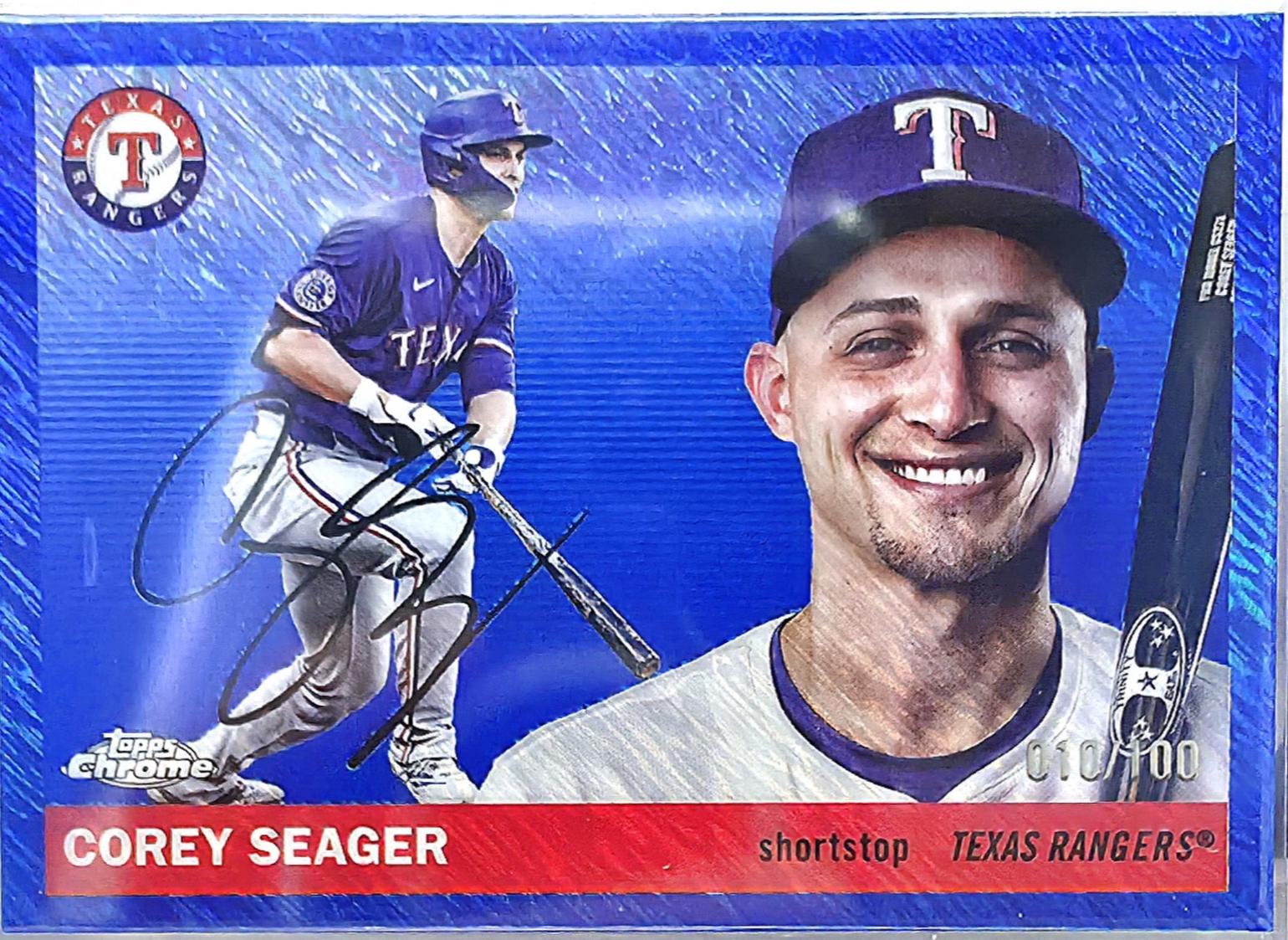 Corey Seager [Blue Lava] #155