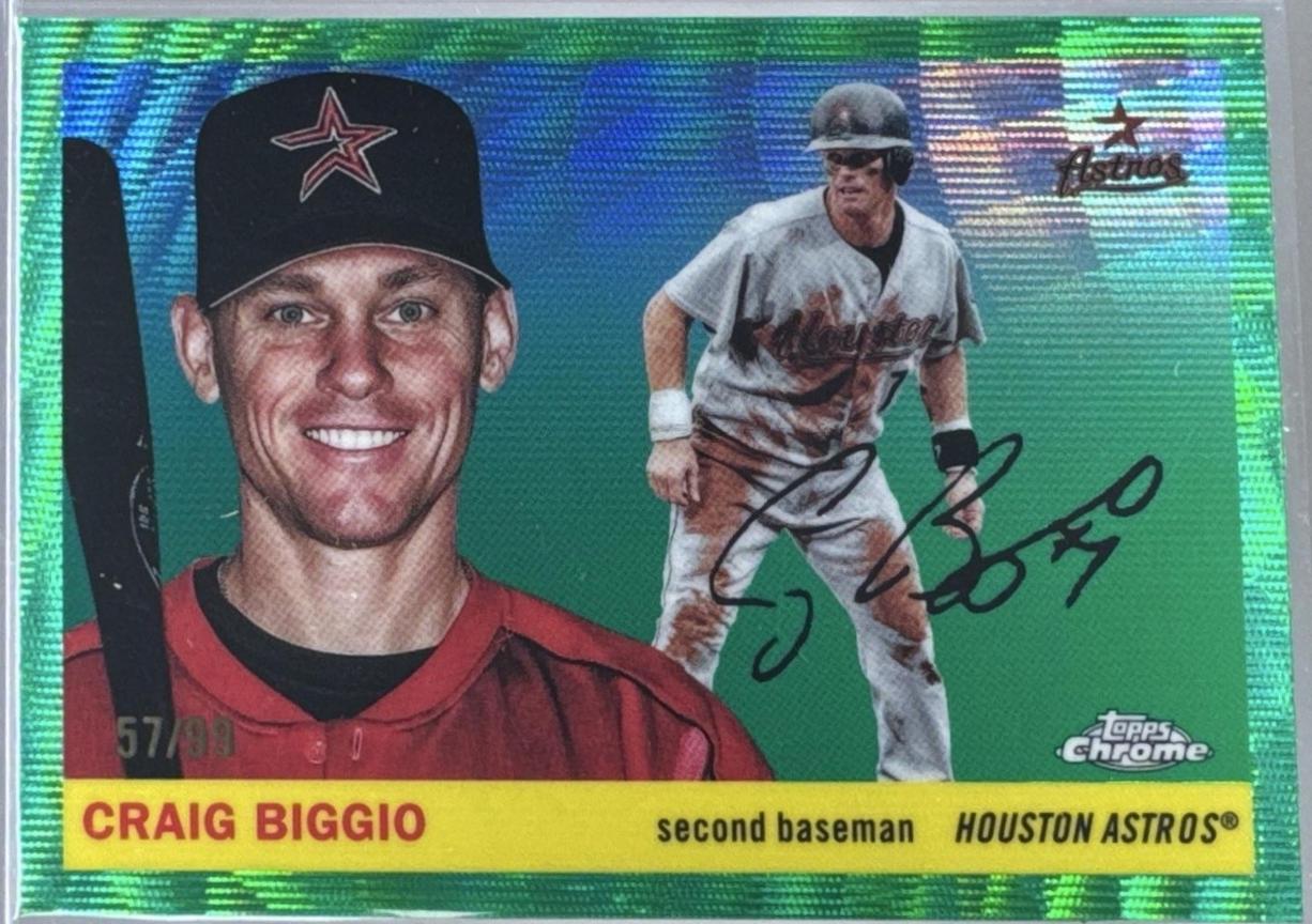 Craig Biggio [Green Wave Refractor] #402