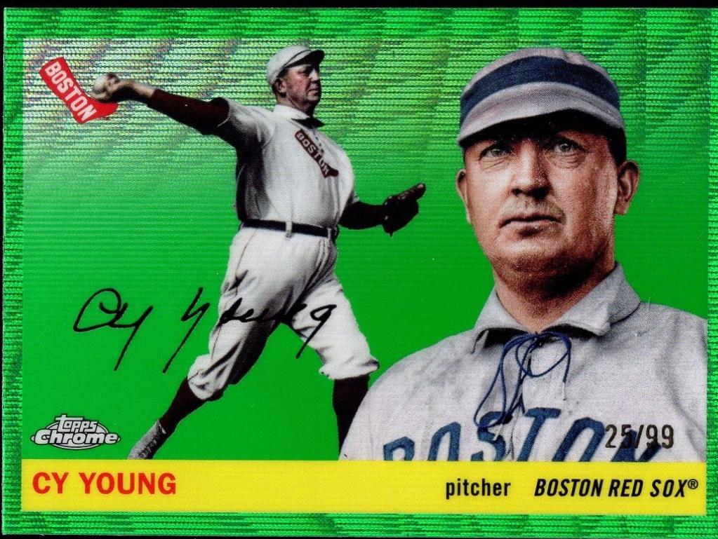 Cy Young [Green Wave Refractor] #251