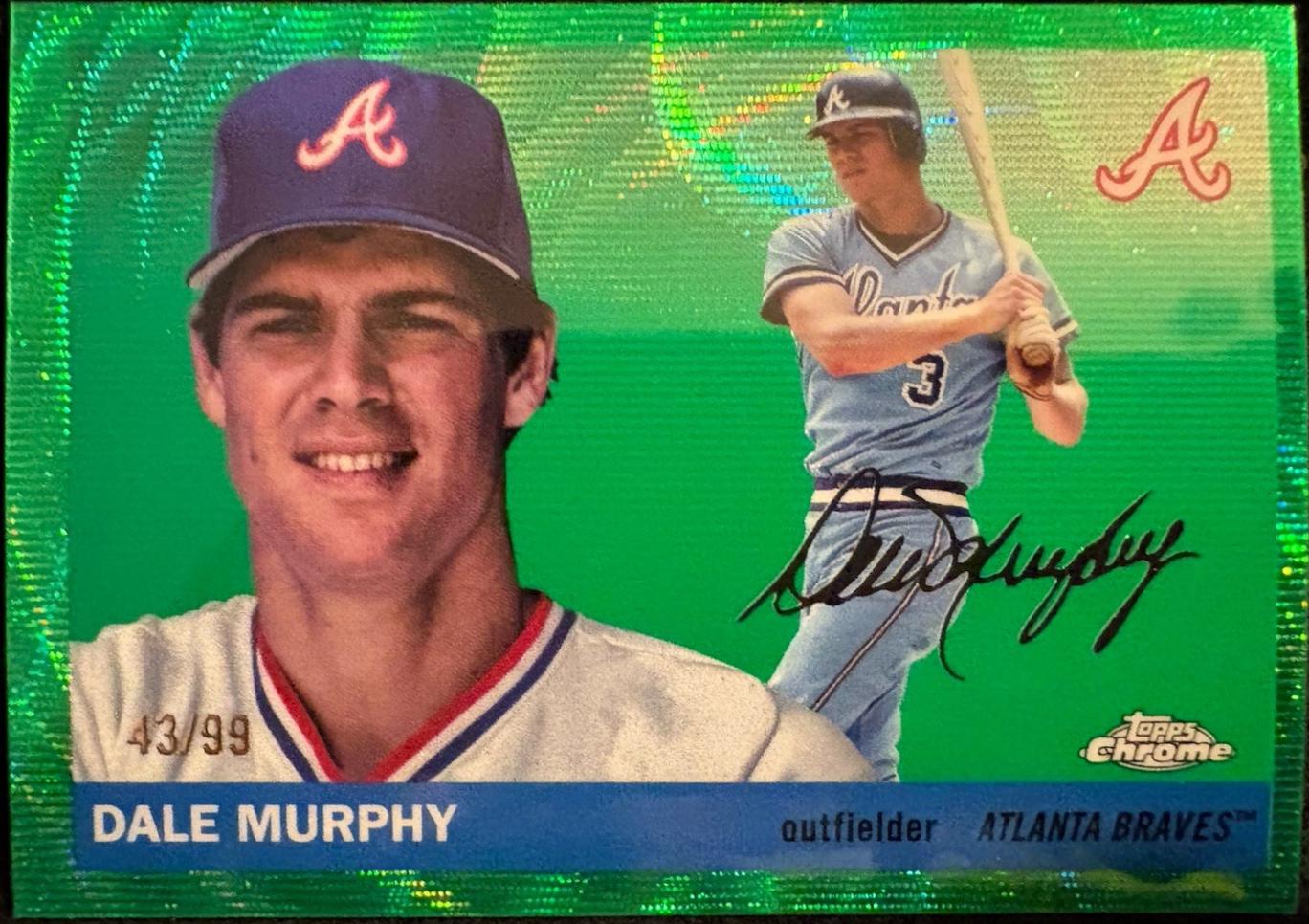 Dale Murphy [Green Wave Refractor] #363