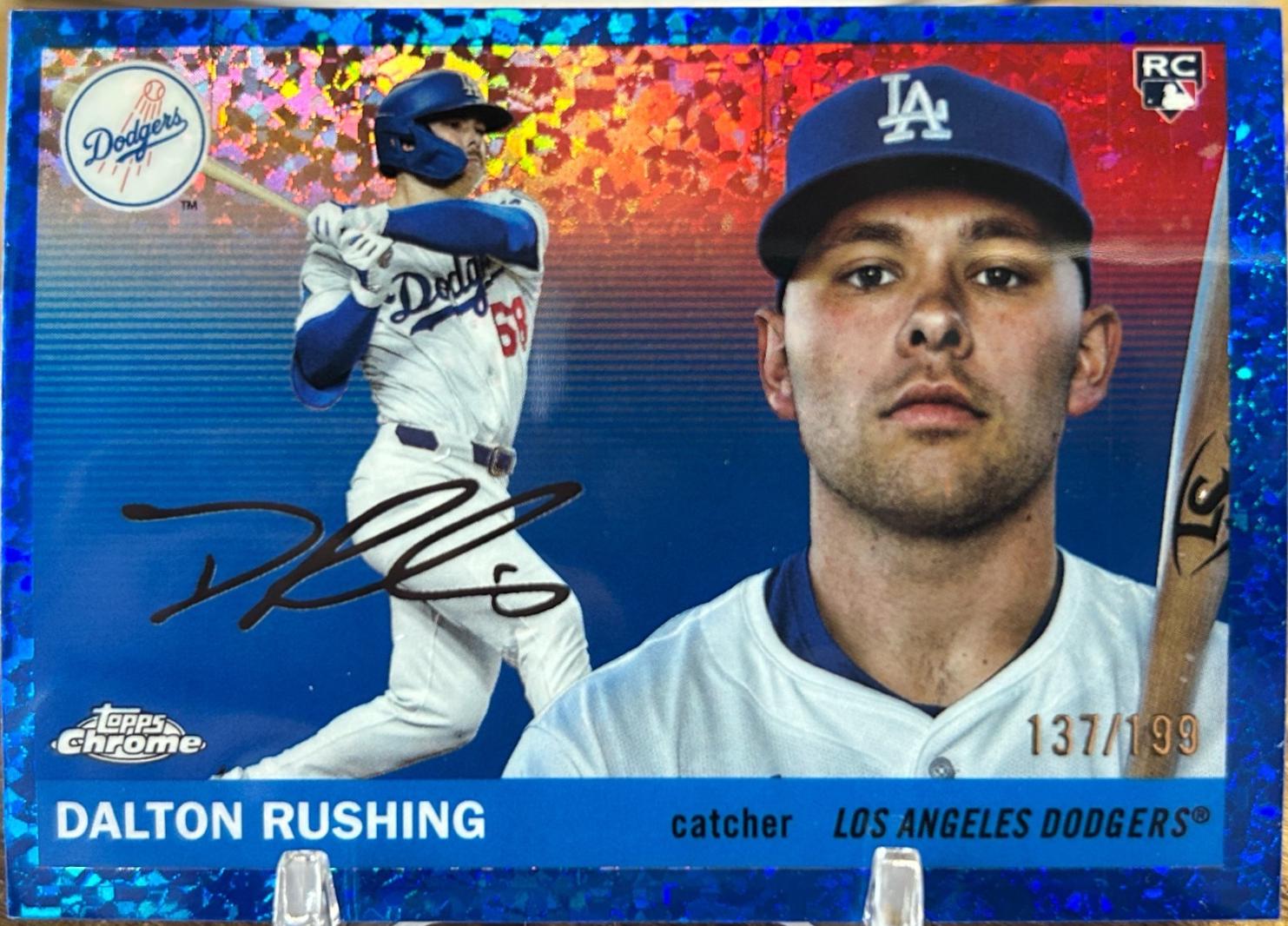 Dalton Rushing [Blue Mini-Diamond Refractor] #295