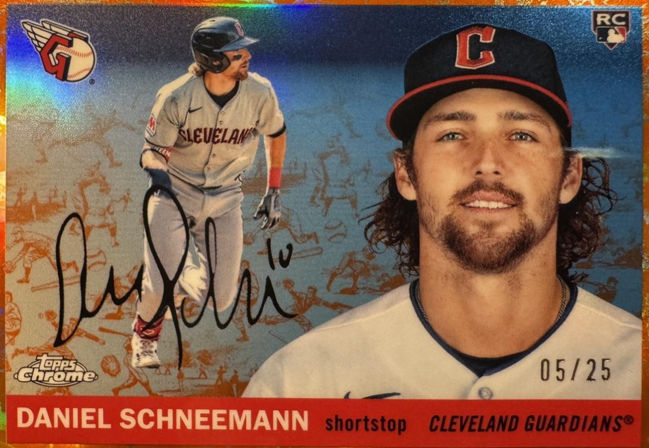 Daniel Schneemann [Toile White Orange Refractor] #341