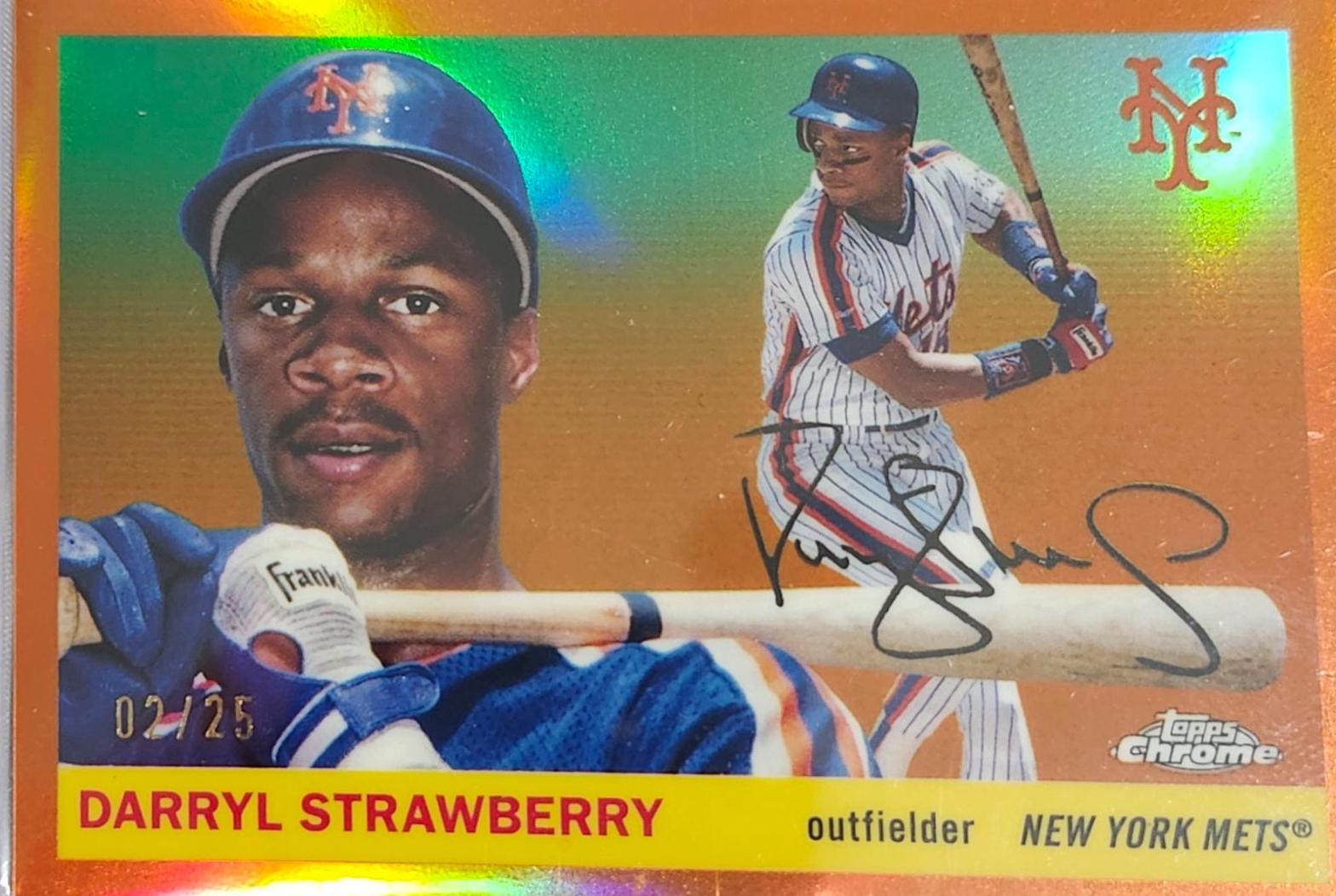 Darryl Strawberry [Orange Refractor] #420