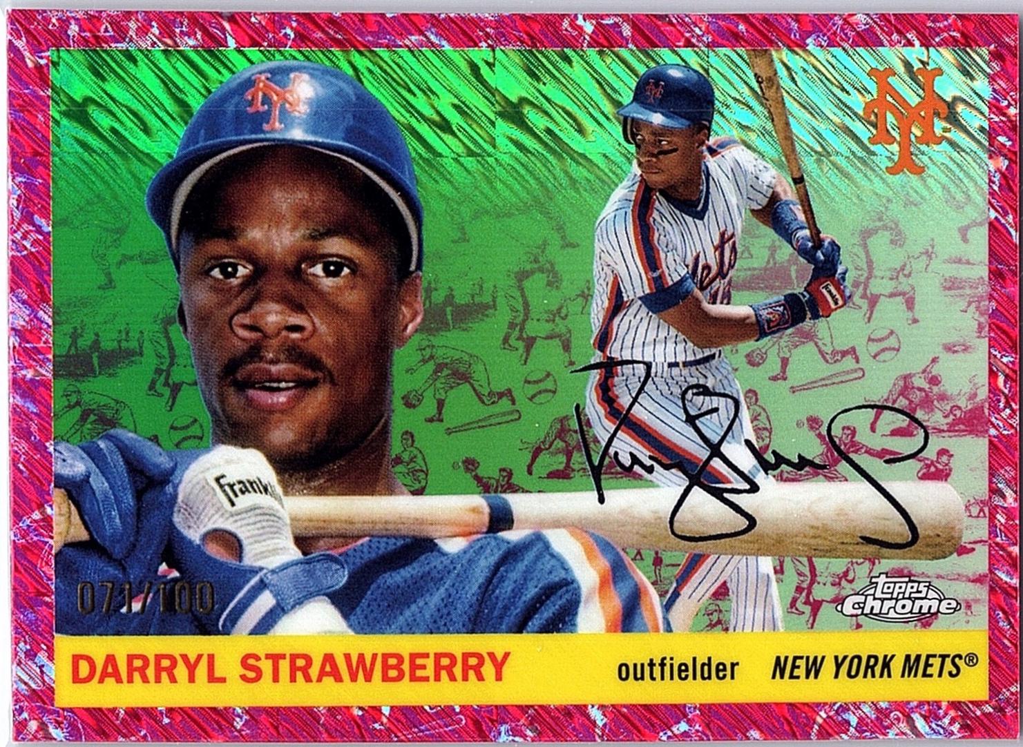 Darryl Strawberry [Toile Cream Fuchsia Shimmer] #420