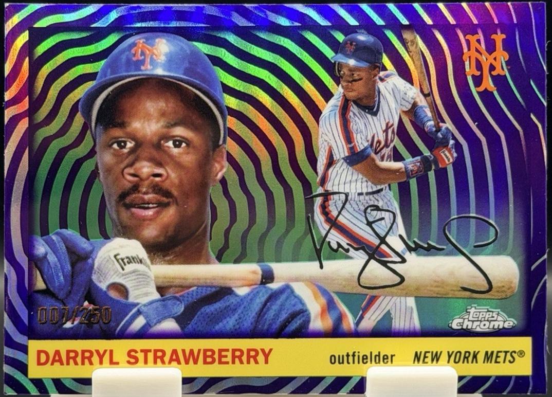 Darryl Strawberry [Vibrations Refractor] #420