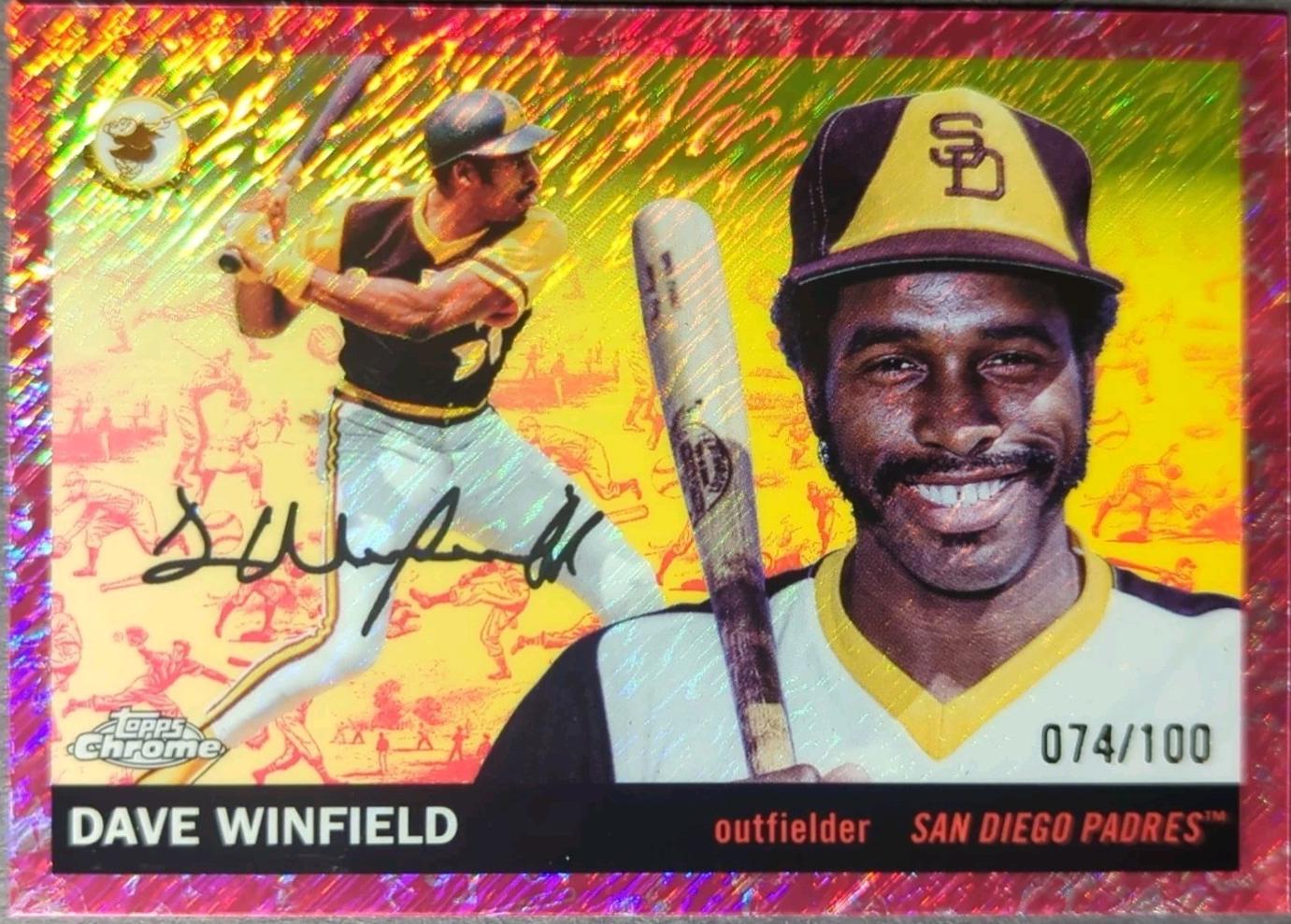 Dave Winfield [Toile Cream Fuchsia Shimmer] #484