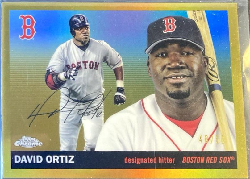 David Ortiz [Gold Refractor] #344