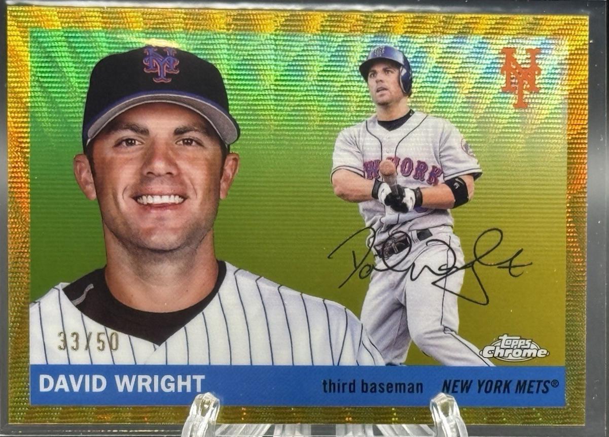 David Wright [Gold Wave] #483