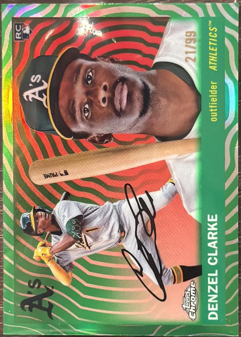 Denzel Clarke [Green Vibrations Refractor] #23
