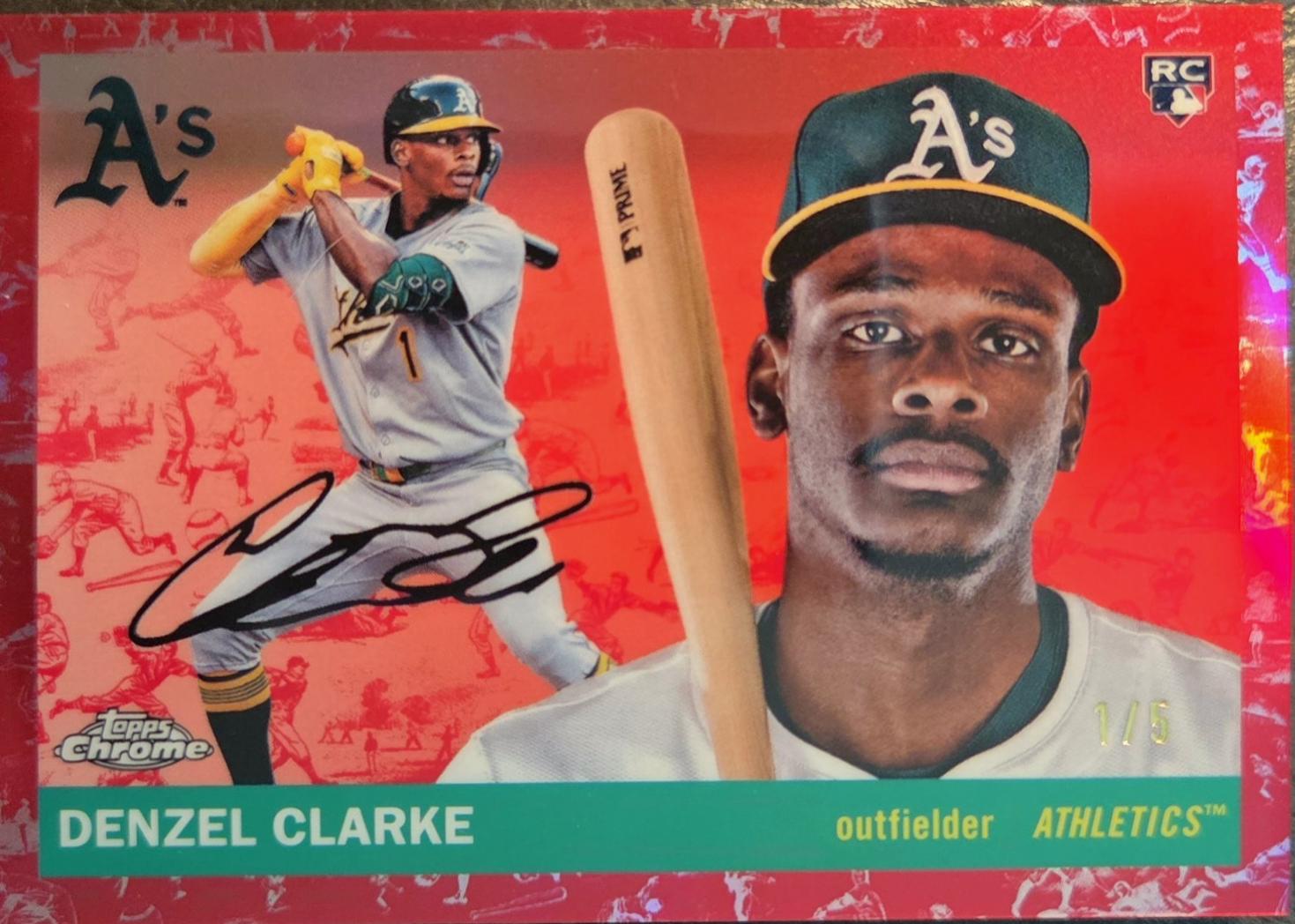 Denzel Clarke [Toile Cream Red Refractor] #23