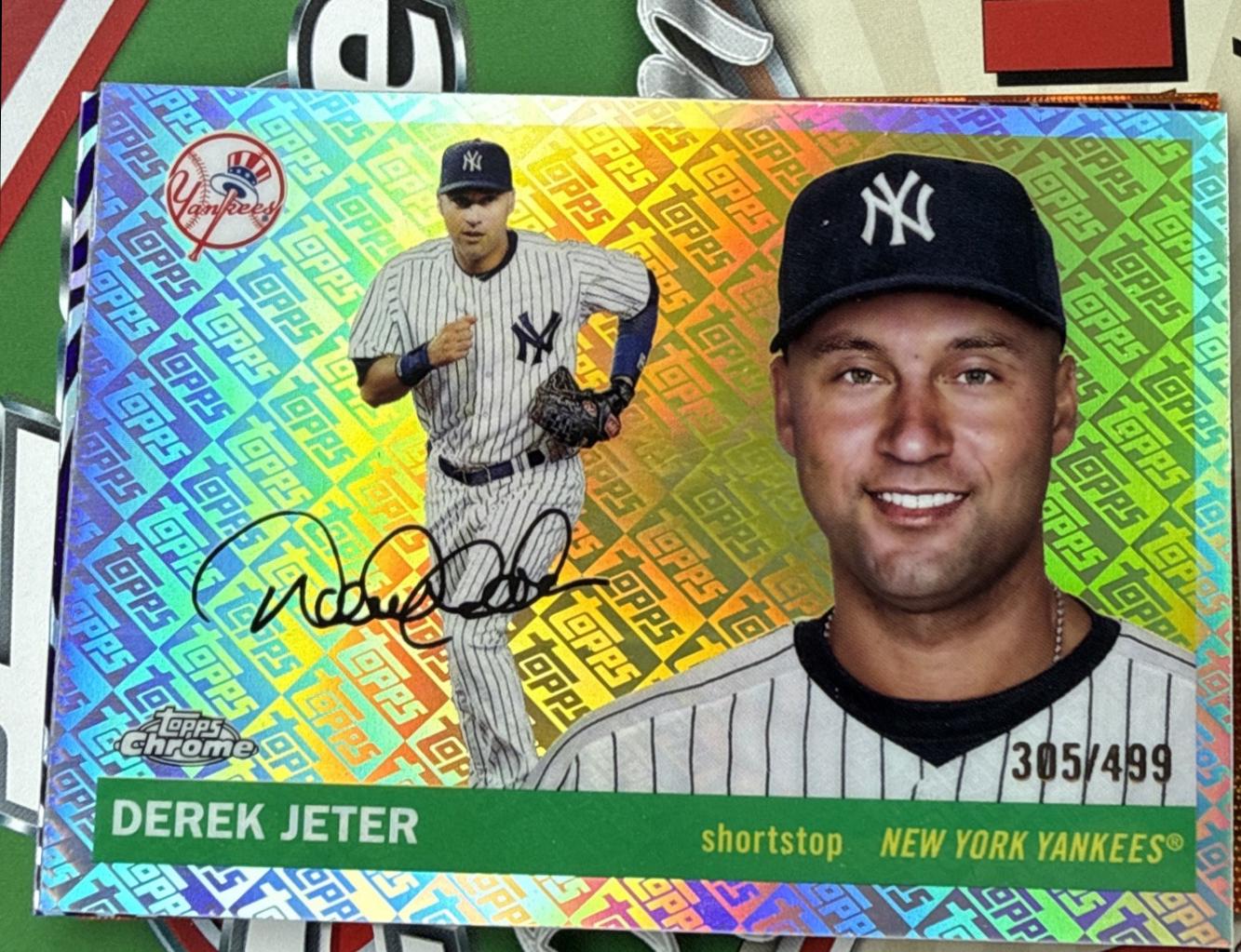 Derek Jeter [Topps Refractor] #458