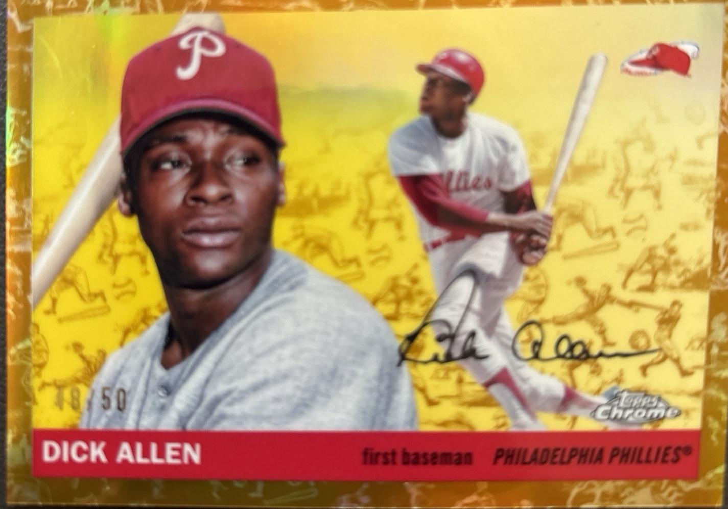 Dick Allen [Toile Cream Gold Refractor] #263