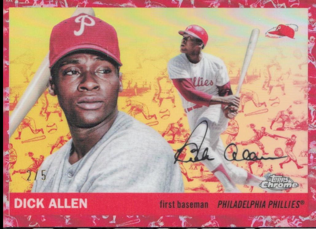 Dick Allen [Toile Cream Red Refractor] #263