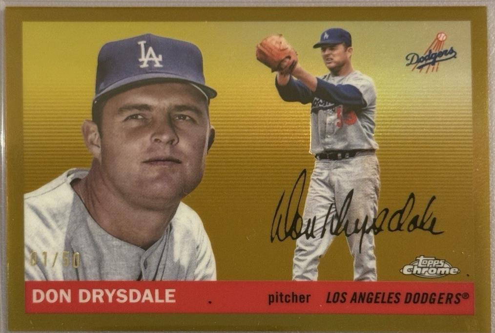 Don Drysdale [Gold Refractor] #411