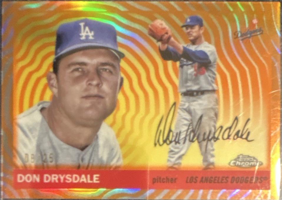 Don Drysdale [Orange Wave] #411