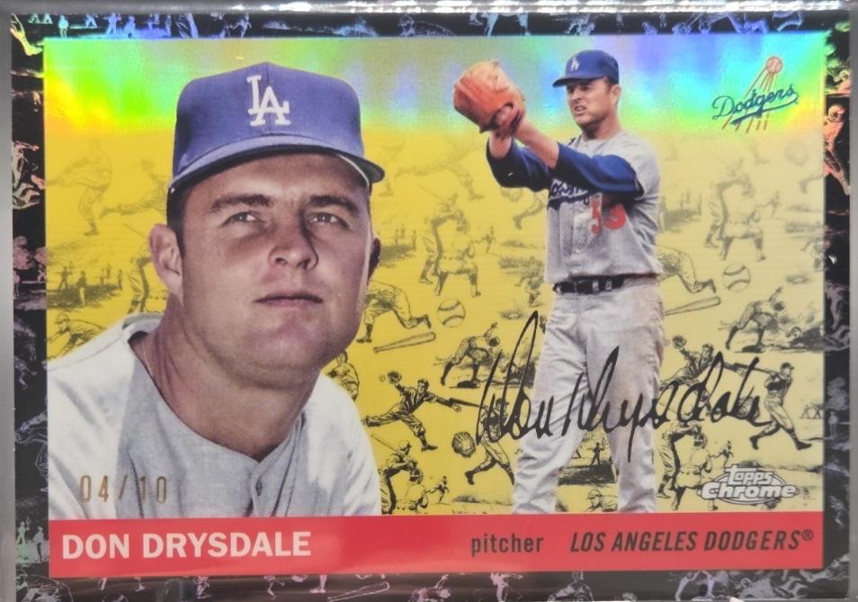 Don Drysdale [Toile Cream Black Refractor] #411