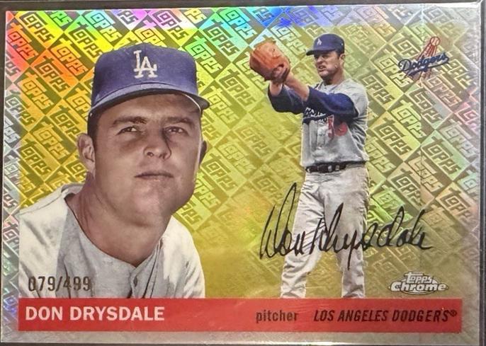 Don Drysdale [Topps Refractor] #411